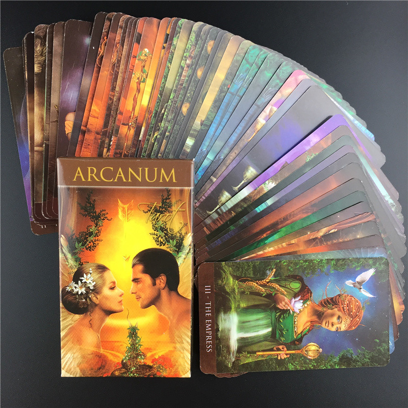 Cărți de tarot Arcanum de înaltă calitate. Cărți de joc pentru petrecere de vacanță în familie