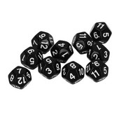 40 tk, 12-poolne täringukomplekt, mitmetahuline täringukomplekt perepeoks lauamänguks pubiklubimäng