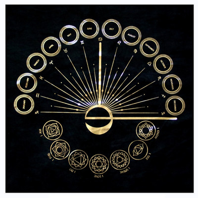 Tarot laudlina seemisnahast matt Tähtkuju ennustamine altaririie nõiduse tarvikud lauamäng Astroloogia Oracle Card Pad