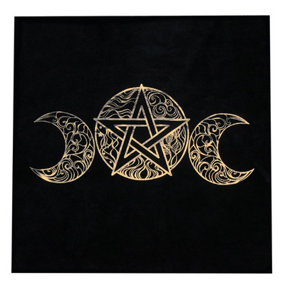 Tarot laudlina seemisnahast matt Tähtkuju ennustamine altaririie nõiduse tarvikud lauamäng Astroloogia Oracle Card Pad