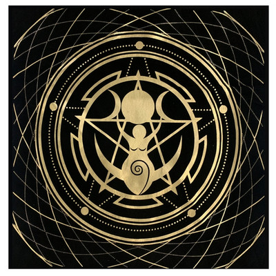 Tarot laudlina seemisnahast matt Tähtkuju ennustamine altaririie nõiduse tarvikud lauamäng Astroloogia Oracle Card Pad