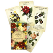 Βοτανική έμπνευση Oracle Cards Mysterious Divination Tarot Deck Επιτραπέζιο παιχνίδι Εξαιρετικό σχέδιο λουλουδιώνΓια γυναίκες κορίτσια