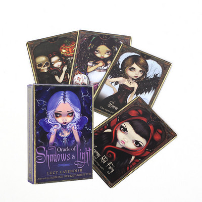 Βοτανική έμπνευση Oracle Cards Mysterious Divination Tarot Deck Επιτραπέζιο παιχνίδι Εξαιρετικό σχέδιο λουλουδιώνΓια γυναίκες κορίτσια