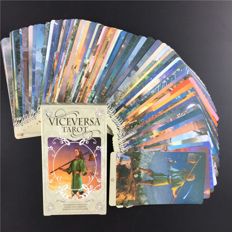 Vice Versa Tarot Kit Таро карти Oracle Deck Настолни игри за семейно събиране Парти Карти за игра