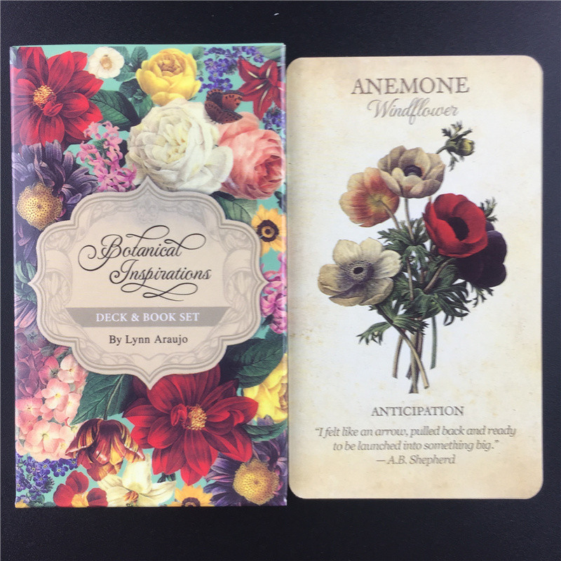 Ботаническо вдъхновение Oracle Cards Забавно семейно празнично парти Oracle Deck Карти за игра Английски настолни игри Карти Таро