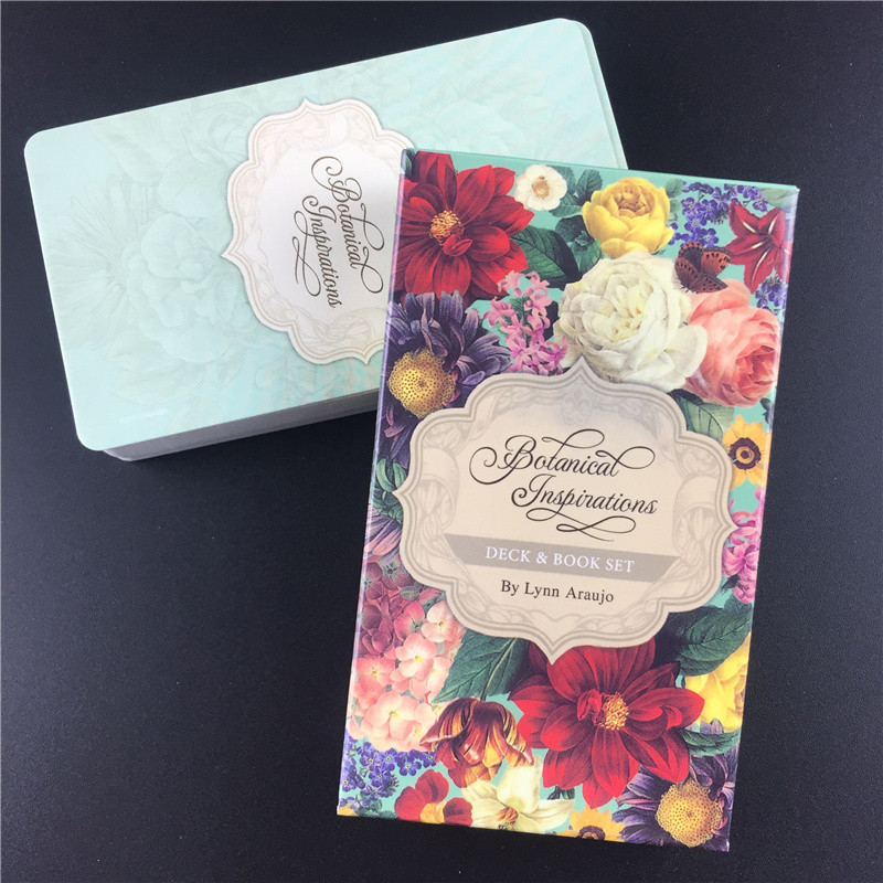 Ботаническо вдъхновение Oracle Cards Забавно семейно празнично парти Oracle Deck Карти за игра Английски настолни игри Карти Таро
