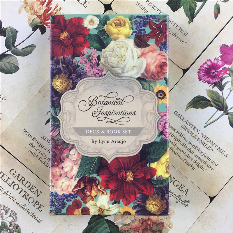 Ботаническо вдъхновение Oracle Cards Забавно семейно празнично парти Oracle Deck Карти за игра Английски настолни игри Карти Таро