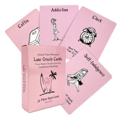 Cărți de tarot Oracol cu lumină albă Jocuri de masă Petrecere pentru copii adulți Ghidare Divinație Destinul de cărți de joc Joc de masă