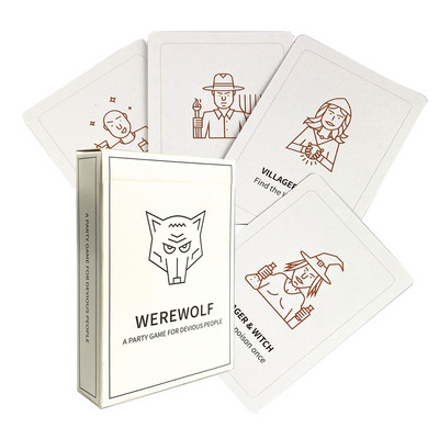Stellar Factory Werewolf Un joc de petrecere pentru oameni vicleni Joc de cărți Tablă de jucărie