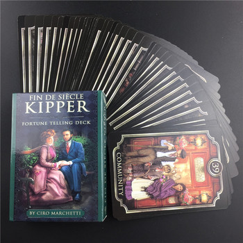 Fin Sieve Kipper Tarot Cards Oracle Английска версия Настолни игри Семейно парти Карти за игра Тесте Маса Игра Гадаене Съдба