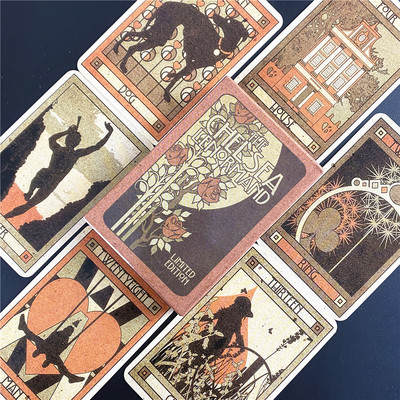 Reflet De Lune Lenormand Kártyák Póker Méret Papír Orákulum Dolgozd a könnyű afrikai istennőd, felemelkedő orákulum