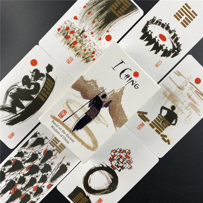 I Ching Tarot kaardipakiga kaardimäng Wisdom of China lauamängu lauamängu kaardipakk, ennustavad Oracle'i kaardid