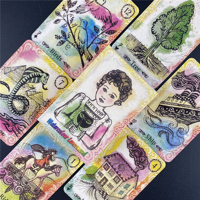 I Ching Tarot kaardipakiga kaardimäng Wisdom of China lauamängu lauamängu kaardipakk, ennustavad Oracle'i kaardid