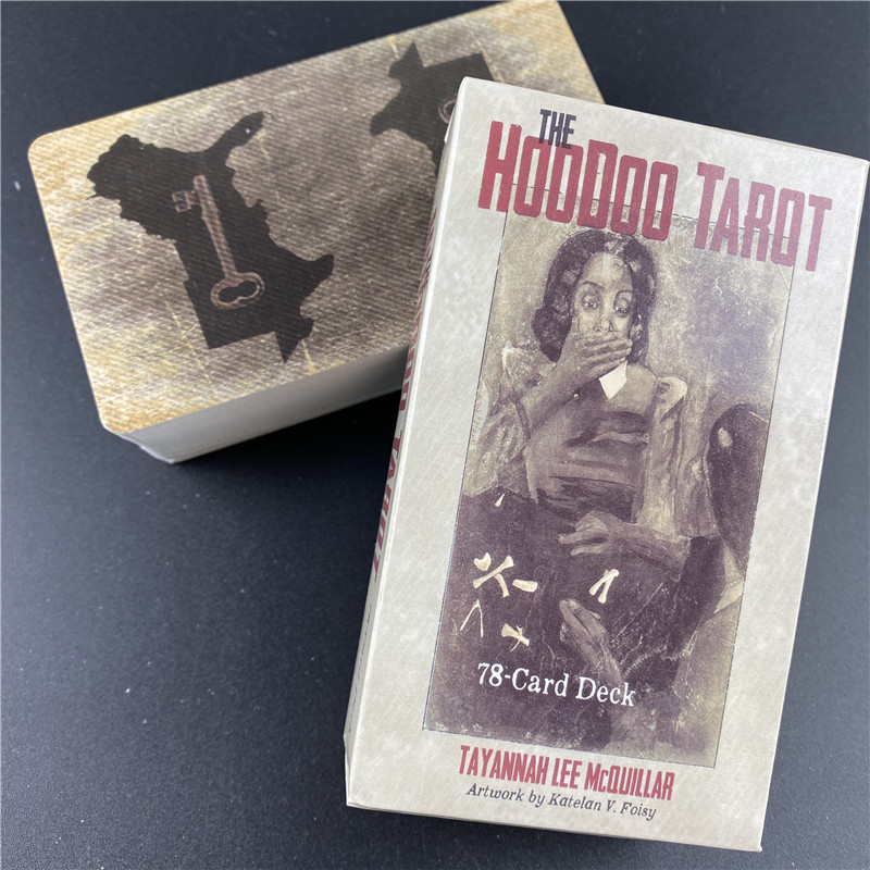 The Hoodoo Tarot Cards angļu versija Oracle zīlēšana Likteņa spēle Klāja Galda spēles Spēļu kārtis ar PDF ceļvedi
