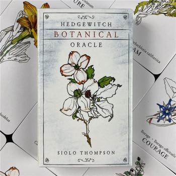 Най-продавани Hedge Witch Botanical Oracle Cards 40 Pcs Wisdom From The Boundary Lands Tarot Deck Games с PDF Ръководство