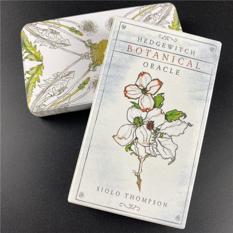 Най-продавани Hedge Witch Botanical Oracle Cards 40 Pcs Wisdom From The Boundary Lands Tarot Deck Games с PDF Ръководство