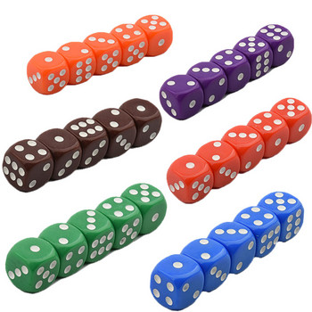 5PCS Dice Set D16 Professional Casino RPG Romance Dragon Hennessy Kids Toy Party Club Home Entertainment Set Polyhedral Dice Set