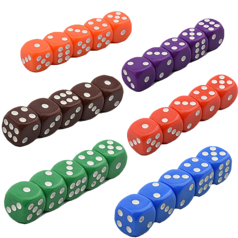 5PCS Dice Set D16 Professional Casino RPG Romance Dragon Hennessy Kids Toy Party Club Set za kućnu zabavu Polyhedral Dice Set
