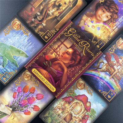 Crystal Unicorns Tarot teki vaba aja peolauamäng Kvaliteetsed ennustamisennustusoraakli kaardid koos juhendiga