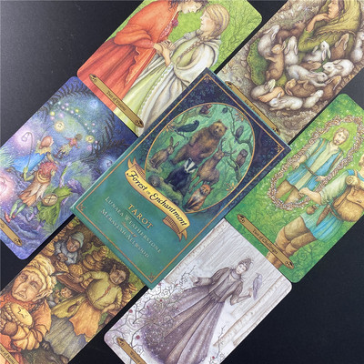 Crystal Unicorns Tarot teki vaba aja peolauamäng Kvaliteetsed ennustamisennustusoraakli kaardid koos juhendiga