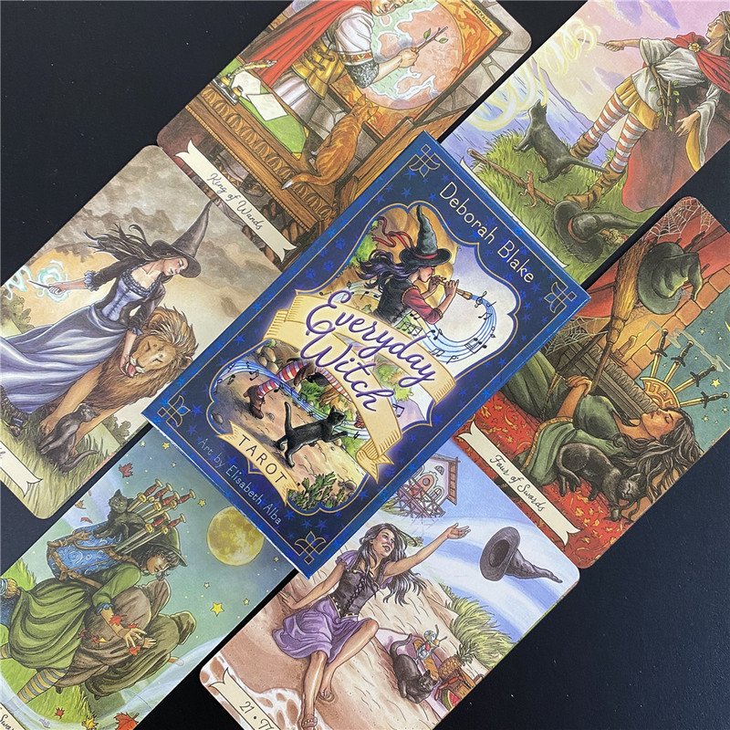 Crystal Unicorns Tarot teki vaba aja peolauamäng Kvaliteetsed ennustamisennustusoraakli kaardid koos juhendiga