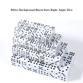 100 tk/partii täringukomplekt 10 mm standardne kuuepoolne täisnurkne mängutäringu otsustaja sünnipäevapidude lauamäng Akrüülist täringud hulgimüük