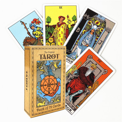 Punctul spațios de tarot pentru petrecere timp liber Joc de masă de înaltă calitate Cărți de oracol profeție ghicitoare cu ghid