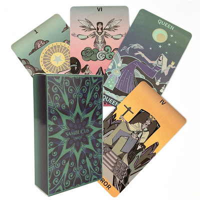 Punctul spațios de tarot pentru petrecere timp liber Joc de masă de înaltă calitate Cărți de oracol profeție ghicitoare cu ghid