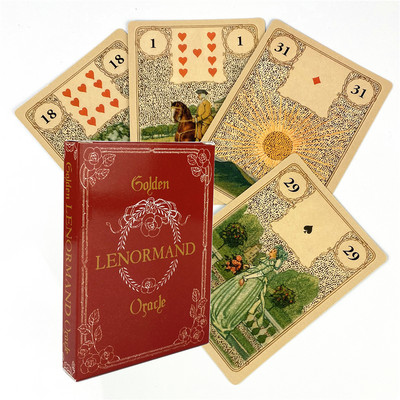 Punctul spațios de tarot pentru petrecere timp liber Joc de masă de înaltă calitate Cărți de oracol profeție ghicitoare cu ghid