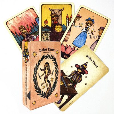 Punctul spațios de tarot pentru petrecere timp liber Joc de masă de înaltă calitate Cărți de oracol profeție ghicitoare cu ghid