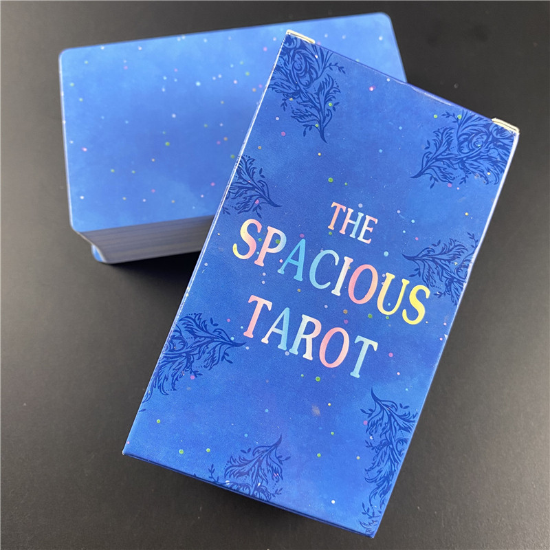 Punctul spațios de tarot pentru petrecere timp liber Joc de masă de înaltă calitate Cărți de oracol profeție ghicitoare cu ghid