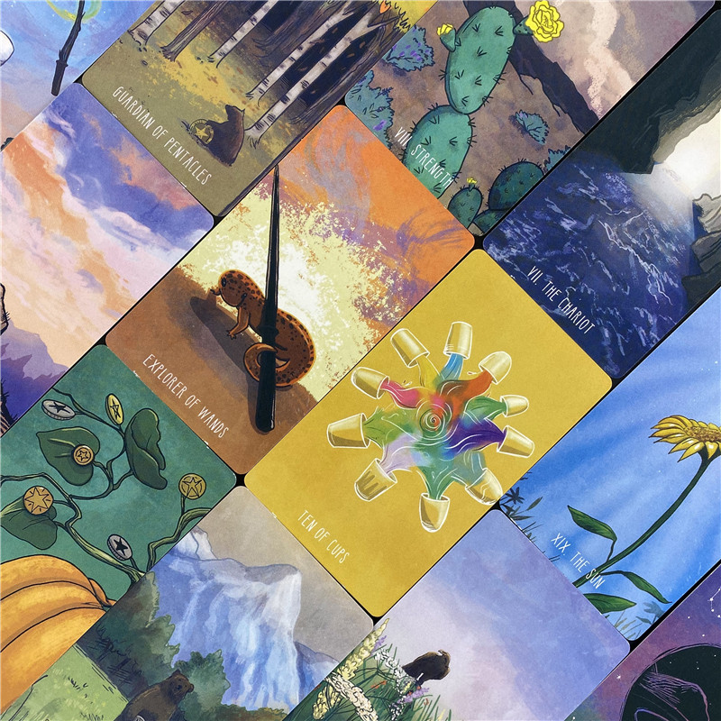 Punctul spațios de tarot pentru petrecere timp liber Joc de masă de înaltă calitate Cărți de oracol profeție ghicitoare cu ghid