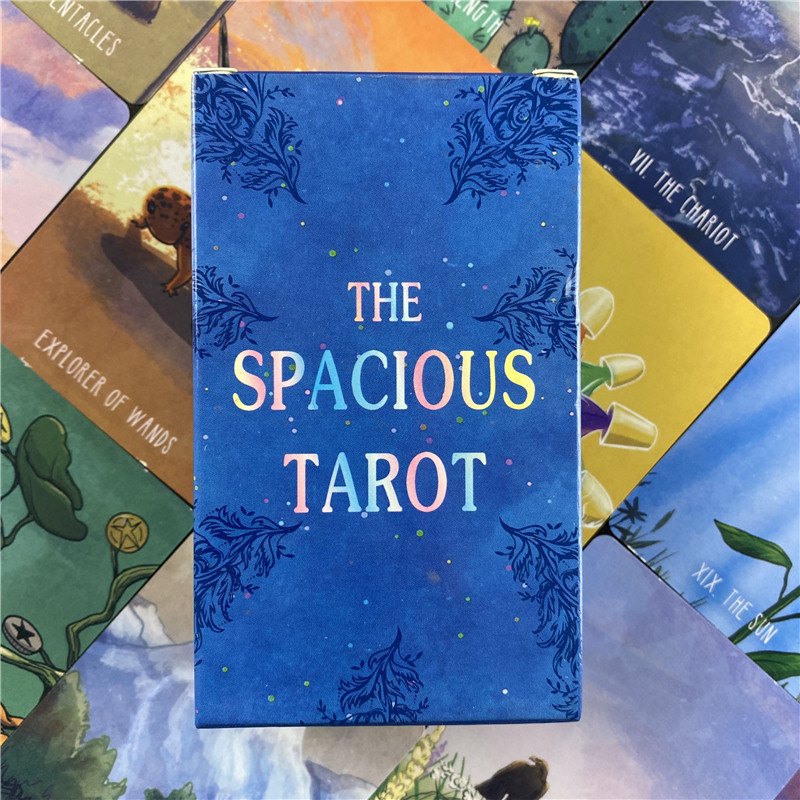 Punctul spațios de tarot pentru petrecere timp liber Joc de masă de înaltă calitate Cărți de oracol profeție ghicitoare cu ghid