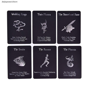 1 комплект любовни карти оракул карти таро гадаене карти за настолна игра
