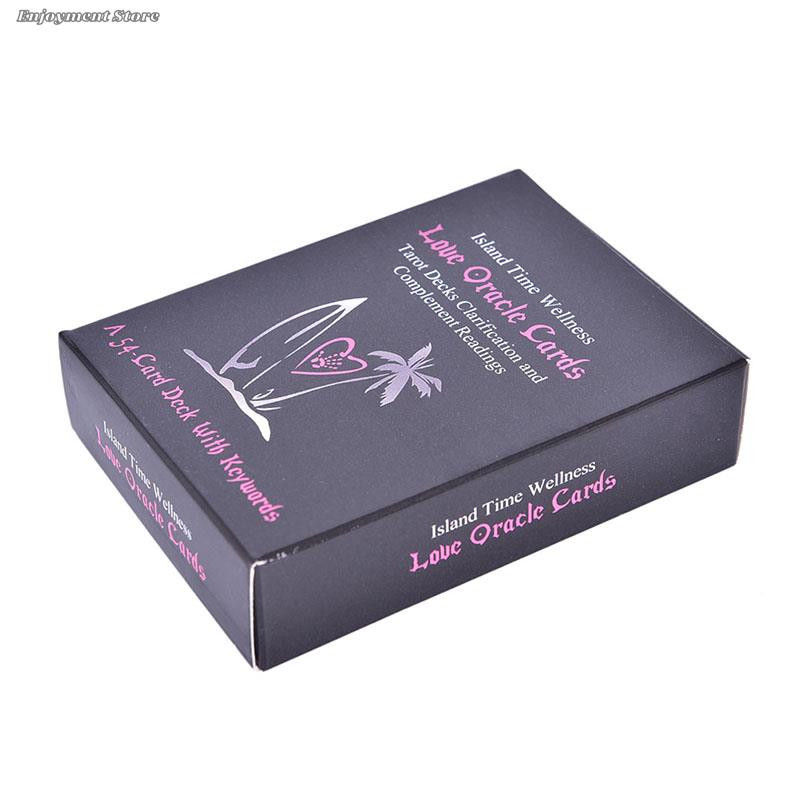 1készlet Love Oracle kártyák Tarot kártya jóslás társasjáték kártyák