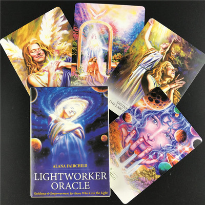 Crystal Angel Oracle Cards Cărți durabile de tarot la modă cu pictură frumoasă