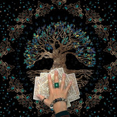 Forma pătrată Pendul Divinație Altar Față de masă Joc de masă Tarot Pad Rune Față de masă Astrologie Oracole Covoraș pentru jocuri de masă