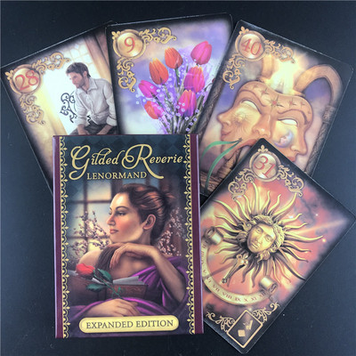 Tarot of Dreams Starman Tarot Deck Under the Roses Lenormand Παιχνίδι επιτραπέζιο σετ παιχνιδιών για αρχάριους Μαντεία