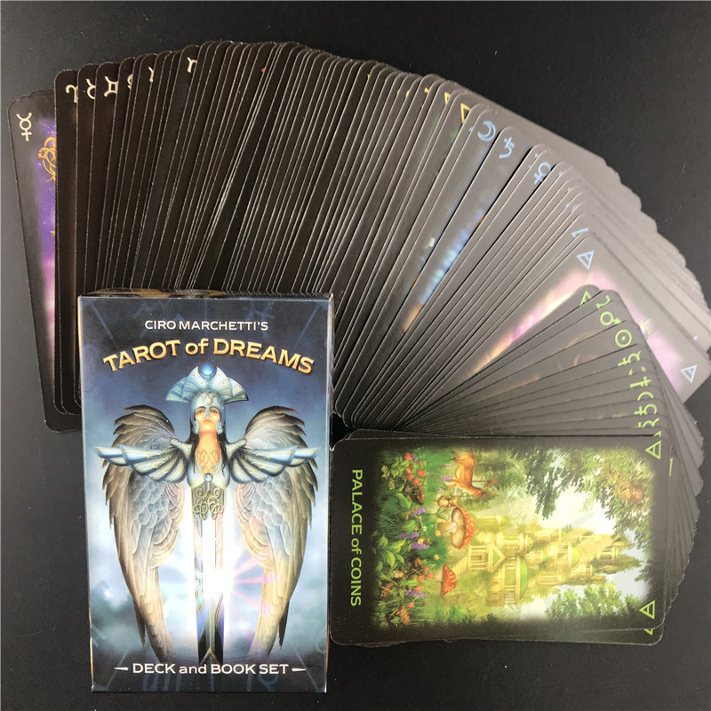 Tarot of Dreams Starman Tarot Deck Under the Roses Lenormand Παιχνίδι επιτραπέζιο σετ παιχνιδιών για αρχάριους Μαντεία