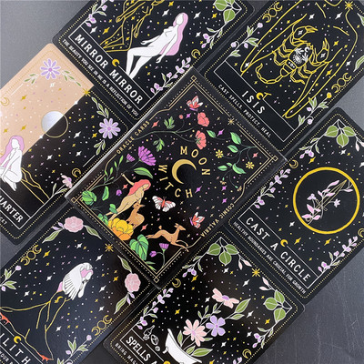 Varjatud Tarot 78 ennustamiskaarti, komplekt Oraakli kaart Õudusunenägu enne jõulu mas Ennustamine Räägi tulevikule mänguasja lauamäng