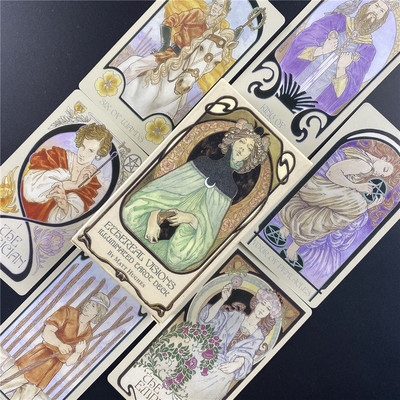 Varjatud Tarot 78 ennustamiskaarti, komplekt Oraakli kaart Õudusunenägu enne jõulu mas Ennustamine Räägi tulevikule mänguasja lauamäng
