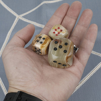 Χειροποίητο Cube Στολίδι Τέχνης Ρολό Παιχνιδιού Crafts Mineral Rock Stone Product