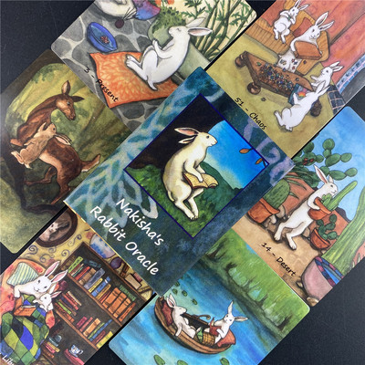 Tradicionāla angļu Oracle Cards Lovers dāvanu spēle ar tiešsaistes ceļvežu galda spēļu Taro kārtīm