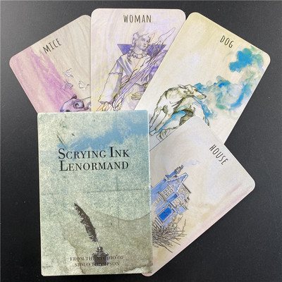 Inglise Oracle Cards Lovers Gift Traditsiooniline mäng Online Guidebooki lauamängude tarokaartidega