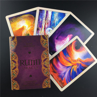 Inglise Oracle Cards Lovers Gift Traditsiooniline mäng Online Guidebooki lauamängude tarokaartidega