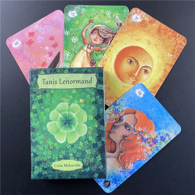 Inglise Oracle Cards Lovers Gift Traditsiooniline mäng Online Guidebooki lauamängude tarokaartidega