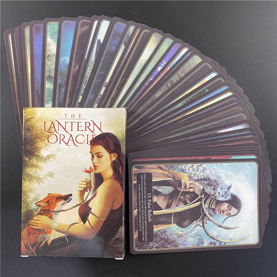 Inglise Oracle Cards Lovers Gift Traditsiooniline mäng Online Guidebooki lauamängude tarokaartidega