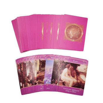 Tarot Cards Deck Romantic Angel Oracle Cards Love Divination Fate 44 Deck English Version Online Εγχειρίδιο για Διασκέδαση πάρτι