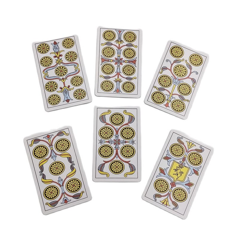 Marseille'i minitarot Tarot-tekk vaba aja peolaua mäng ennustamine ettekuulutus Oracle Cards meelelahutus lauamäng