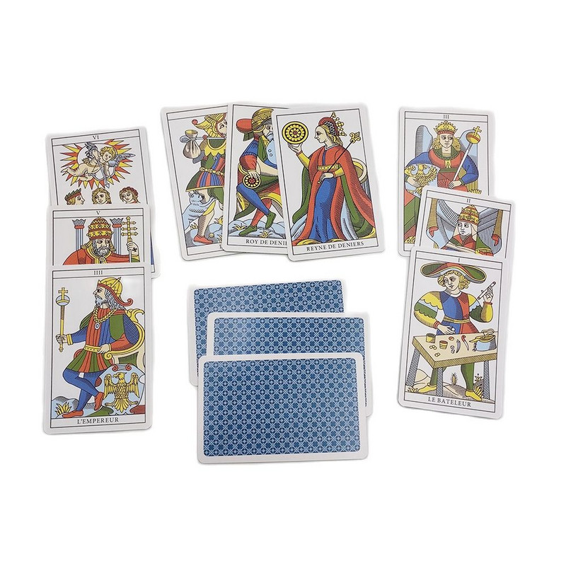 Marseille'i minitarot Tarot-tekk vaba aja peolaua mäng ennustamine ettekuulutus Oracle Cards meelelahutus lauamäng